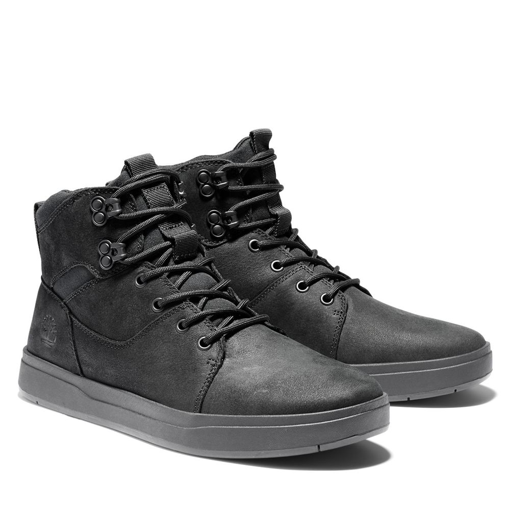 Botas de Seguridad Timberland Hombre Davis Square Negras - Chile DPT-519037